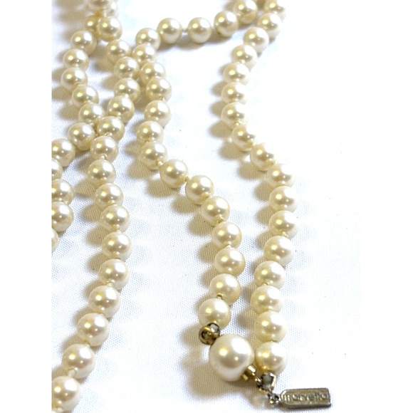 VINTAGE‎ Marvella faux Pearl Necklace - Picture 1 of 5